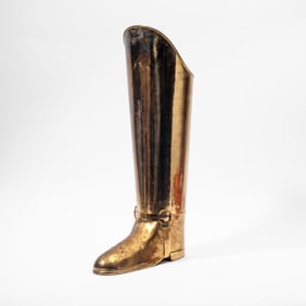 Micap Belgium Brass Boot Umbrella Stand