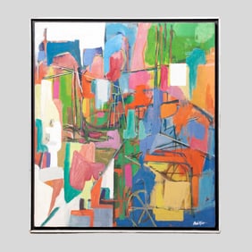 Bob Rist Abstract Oil on Canvas