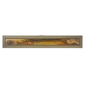 Mid Century "Asian Modern" Abstract Painting