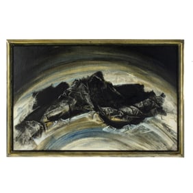 Neil Meitzler (WA) "Mt Mood" Oil on Canvas, 1965