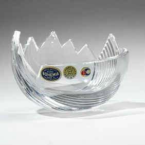 Frantisek Janak for Cristalex Modernist Bowl