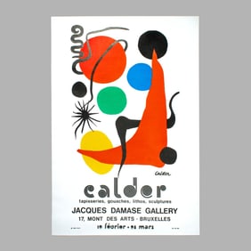 Alexander Calder Poster / Damase Gallery 1973