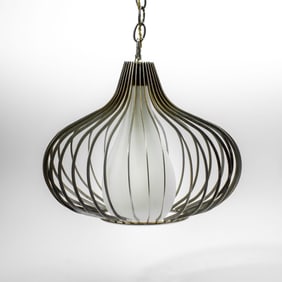 Mid Century Onion Pendant Lamp