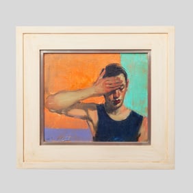Malcolm Liepke “No. 6?? Oil on Canvas