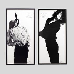 Robert Longo "Men in the Cities" Signed Posters
