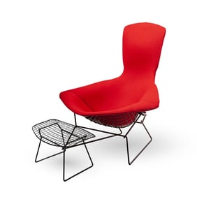 Bertoia Bird Chair & Ottoman / Knoll