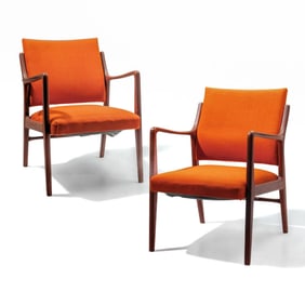 Karl Erik Ekselius Teak Chairs / J.O. Carlssons