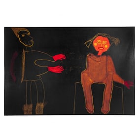 Louise Hoeschen-Goldberg (WA) LARGE Oil on Canvas