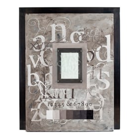 Dennis Evans (WA) "Writing Lessons" Mixed Media