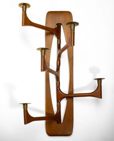 Wilson's Carmel Danish Style Mod Candle Sconce