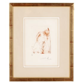Salvador Dali "Narcissus" Etching on Paper, 1968
