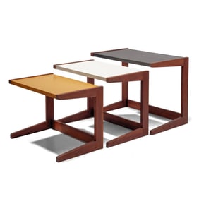 Vintage Jens Risom Style Nesting Tables