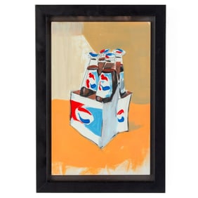 Bill Brown (WA) Pepsi Bottles Painting