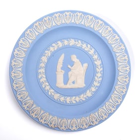 Wedgwood Blue Jasper Woman & Gorgoneion Dish