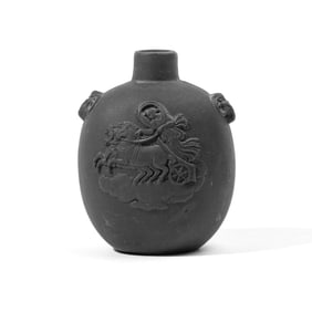 Wedgwood Black Basalt Snuff Bottle