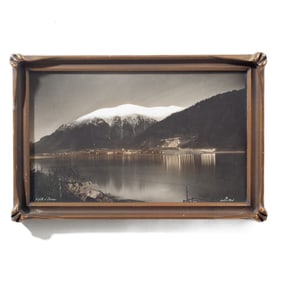 Antique Pie Crust Frame / Alaska Photograph