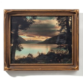 Antique Pie Crust Frame / Alaska Photograph