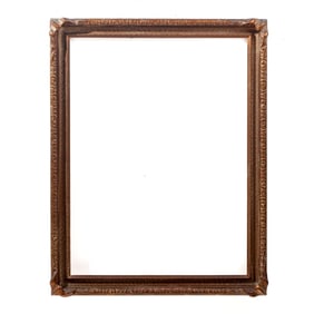 Antique Pie Crust / Bat Wing Frame 36.5" x 28.5"
