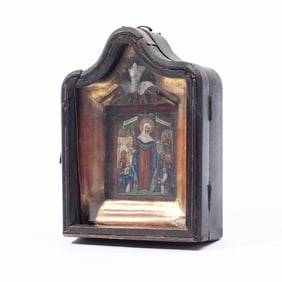 Russian Lady of Joy to all Sorrows Painted Icon