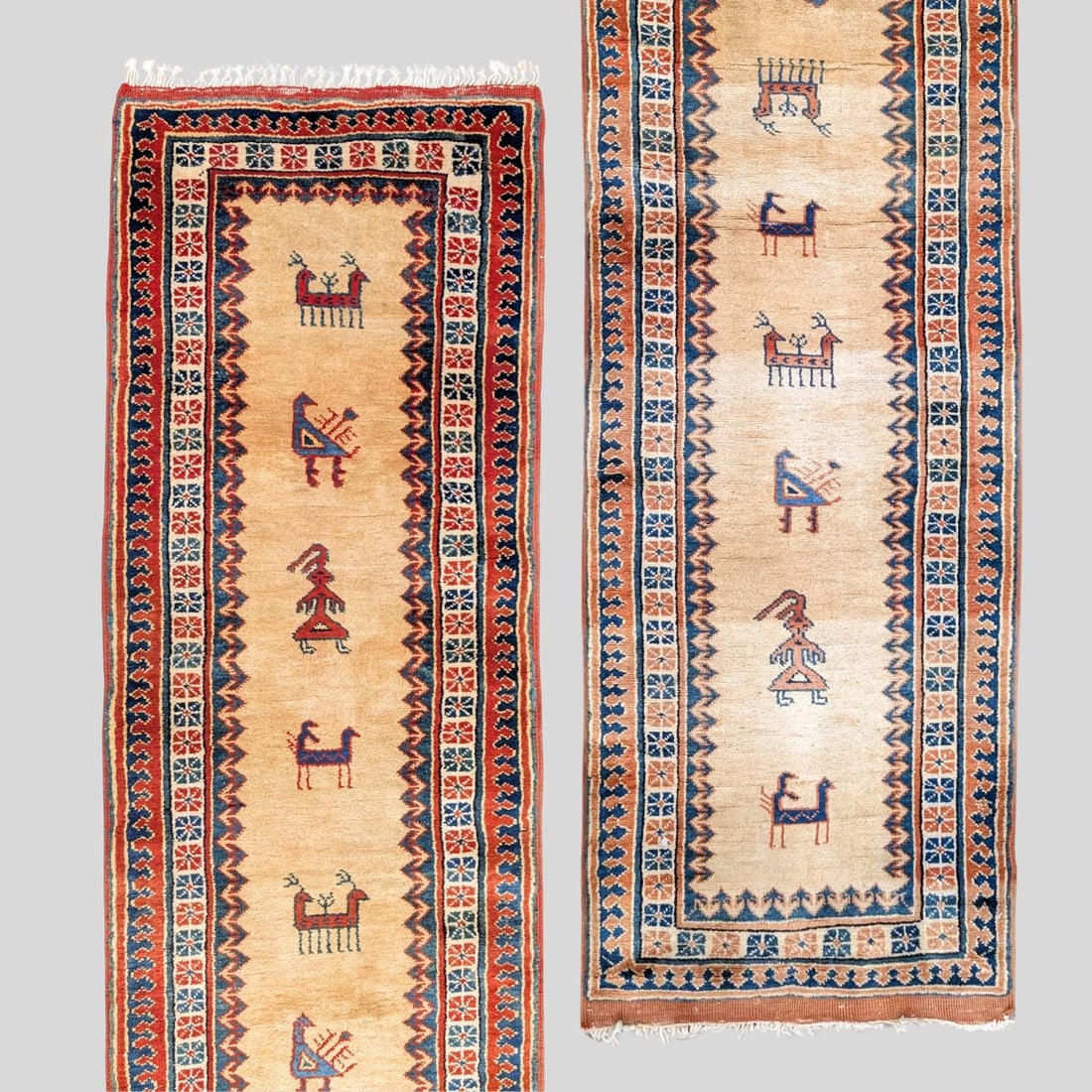 Turkish / Tribal Hand Knotted Runner Rug 19' 8" (1 of 8)