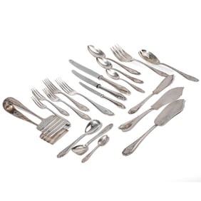 Alexander Sturm 800 Silver Flatware  210 Pieces