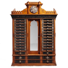 Antique Brainerd & Armstrong Spool Cabinet