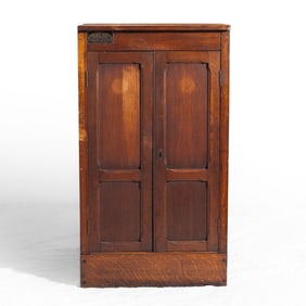 Antique Oak File / Cubby Cabinet
