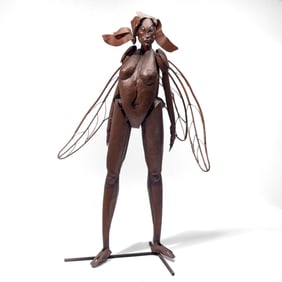 Walter Massey (WA) Copper Warrior Fairy Sculpture