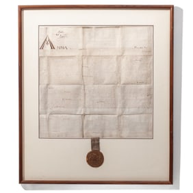 Signed King James I Royal Charter Manuscript 1614
