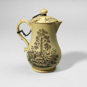 Wedgwood Creamware Transfer Printed Creamer