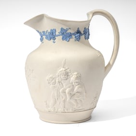 WEDGWOOD QUEENSWARE BACCHANALIAN BOYS JUG
