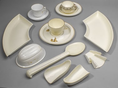 Wedgwood Creamware Cup / Tray / Teacup / Dishes