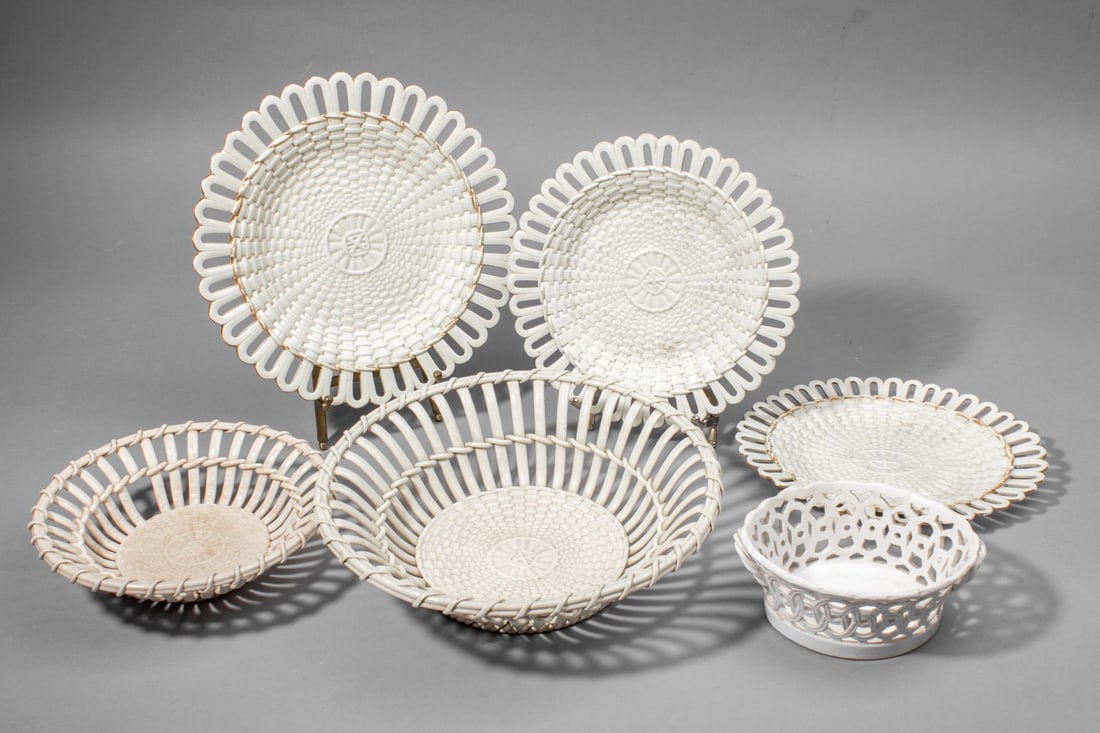 Wedgwood Queensware / Creamware Baskets & Trays (1 of 4)