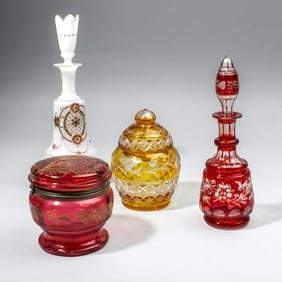 Antique Glass / Bristol / Bohemian Moser