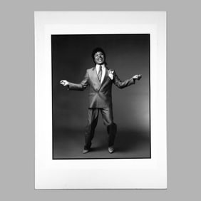 Little Richard 1988 Signed Inkjet Print