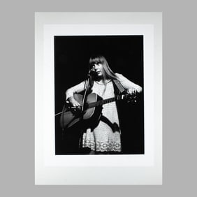 Joni Mitchell 1968 Signed Inkjet Print