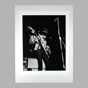 Jimi Hendrix 1968 Signed Inkjet Print
