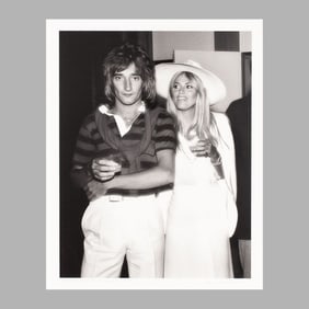 Rod Stewart 1968 Signed Inkjet Print