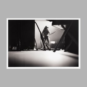 Jimi Hendrix Flying V 1968 Signed Inkjet Print