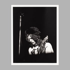 Eric Clapton 1968 Signed Inkjet Print
