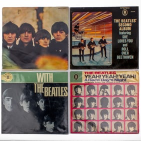 German and Italian Beatles Records