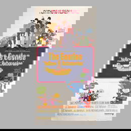 1968 Beatles Yellow Submarine 3 Sheet Poster 79" x 41"