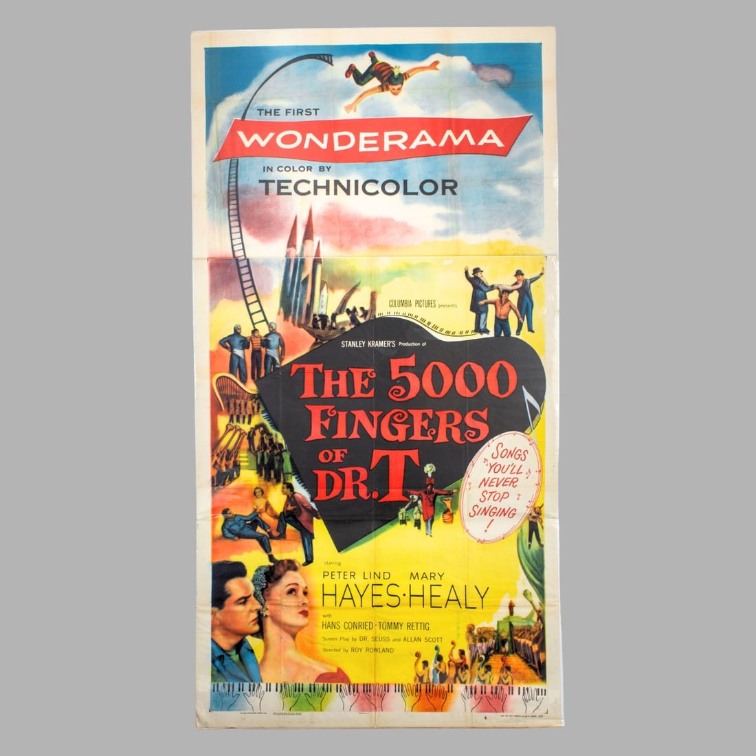 Vintage 5000 Fingers of Dr. T Three Sheet Poster 41x78" (1 of 10)