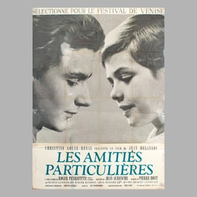Vintage Les Amities Particulieres Poster 46x63"