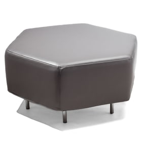 VINTAGE 1960'S HARVEY PROBBER HEXAGONAL OTTOMAN