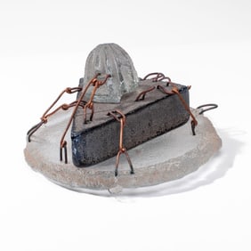 Hank Murta Adams Slice of Cake Glass Sculpture