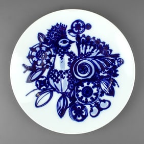 Bjorn Wiinblad for Rosenthal "Peacock" Wall Plate