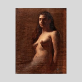 Juliette Aristides (WA) "Sketch of Tessa" Oil