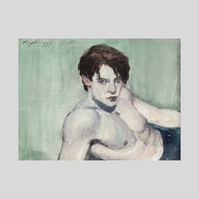 Malcolm Liepke “No. 4?? Watercolor, 1999