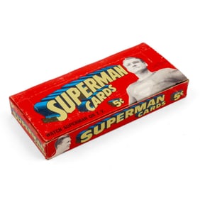 1965 Topps SUPERMAN Wax Box COMPLETE SET